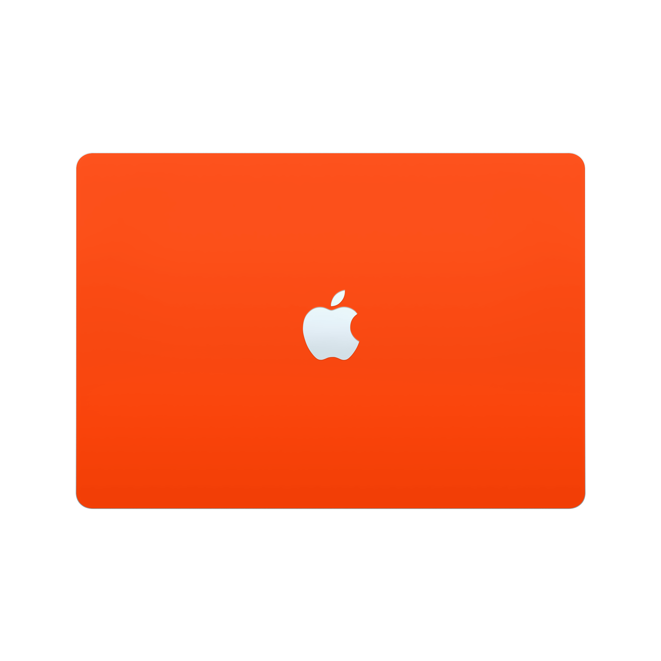 Macbook Air 15 Top Skin neon Orange