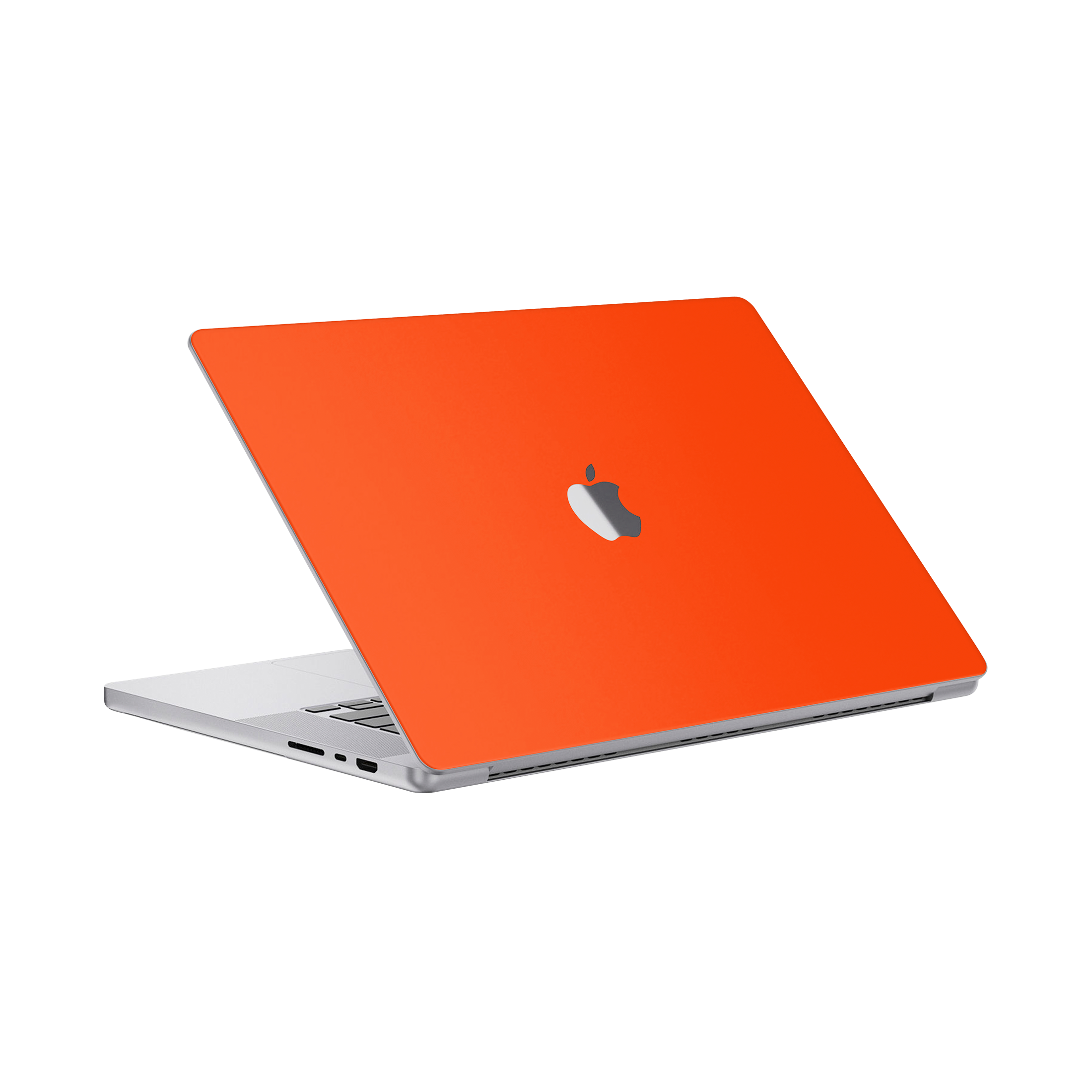 Macbook Pro 16 Angled Top Neon Orange
