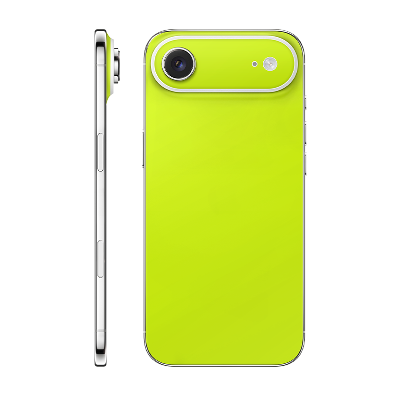 iPhone air back only Without Logo neon yellow