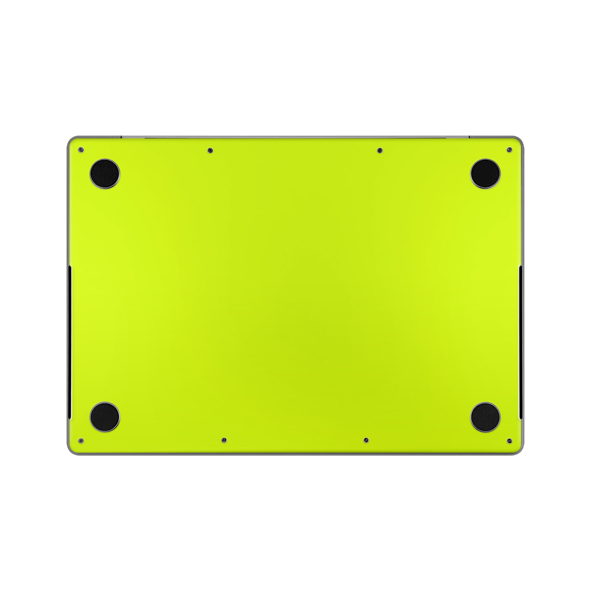 Macbook Pro 14 M5 Bottom Skin Neon Yellow