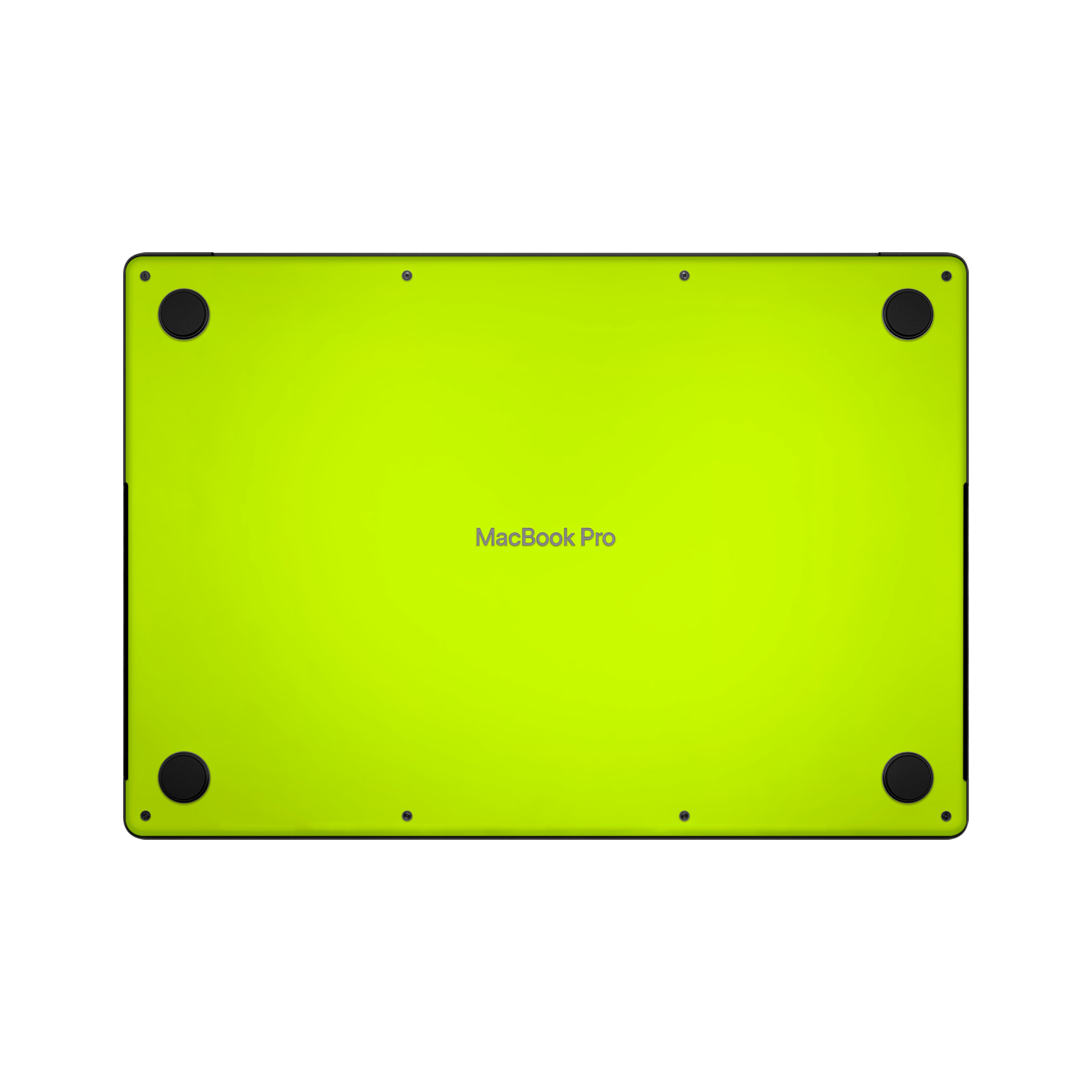 Macbook Pro 16 Bottom Neon Yellow