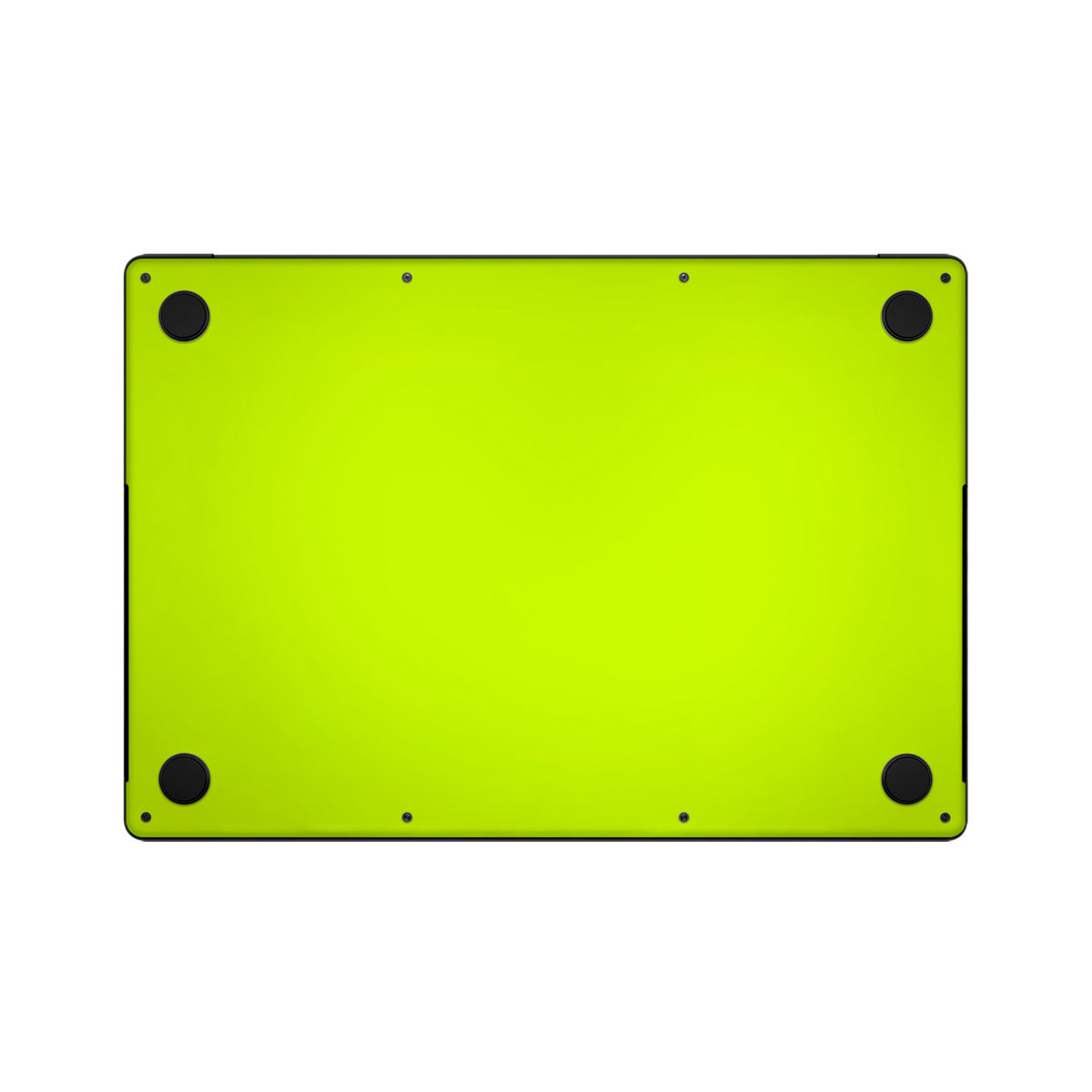 Macbook Pro 16 M3 Bottom Skin Neon Yellow