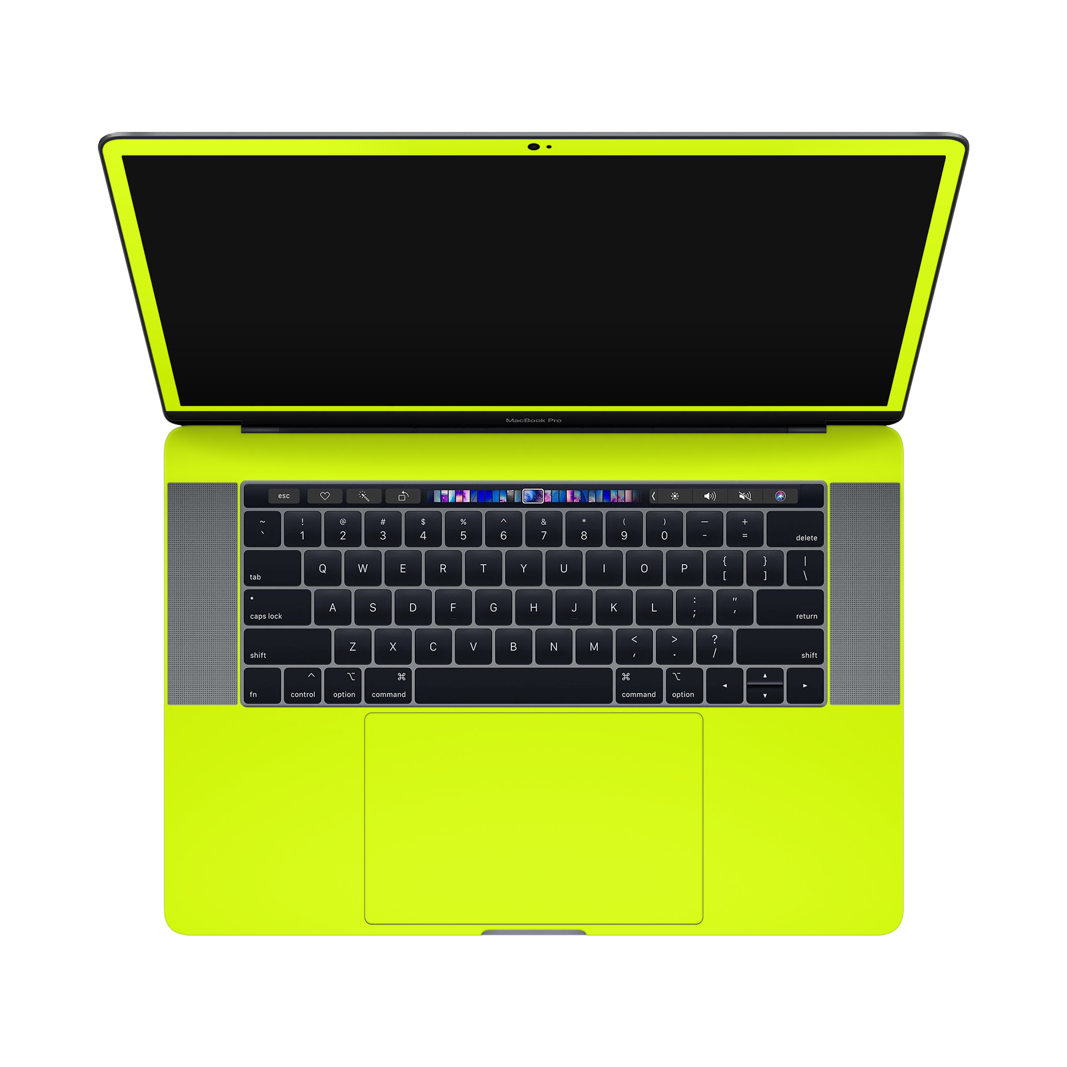 Macbook Pro 15 (2016-2019) Inside and Screen Neon Yellow