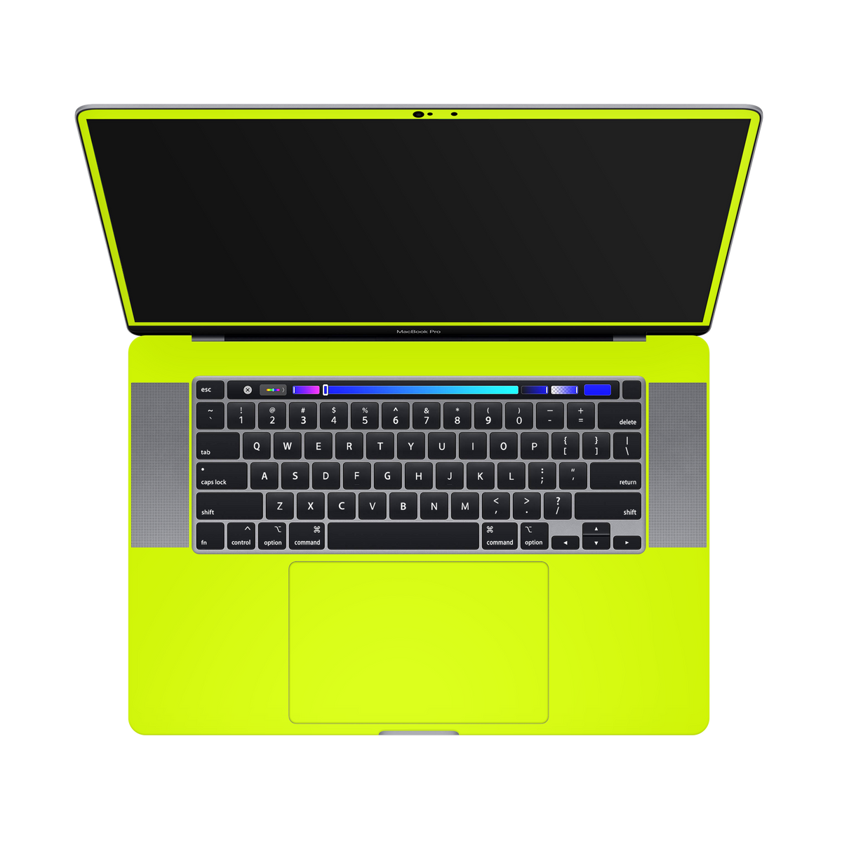 Macbook Pro 16 2019  Inside and Screen Neon Yellow