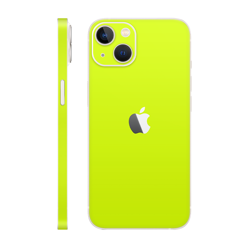 iPhone 13 Mini back + Frame With Logo neon yellow