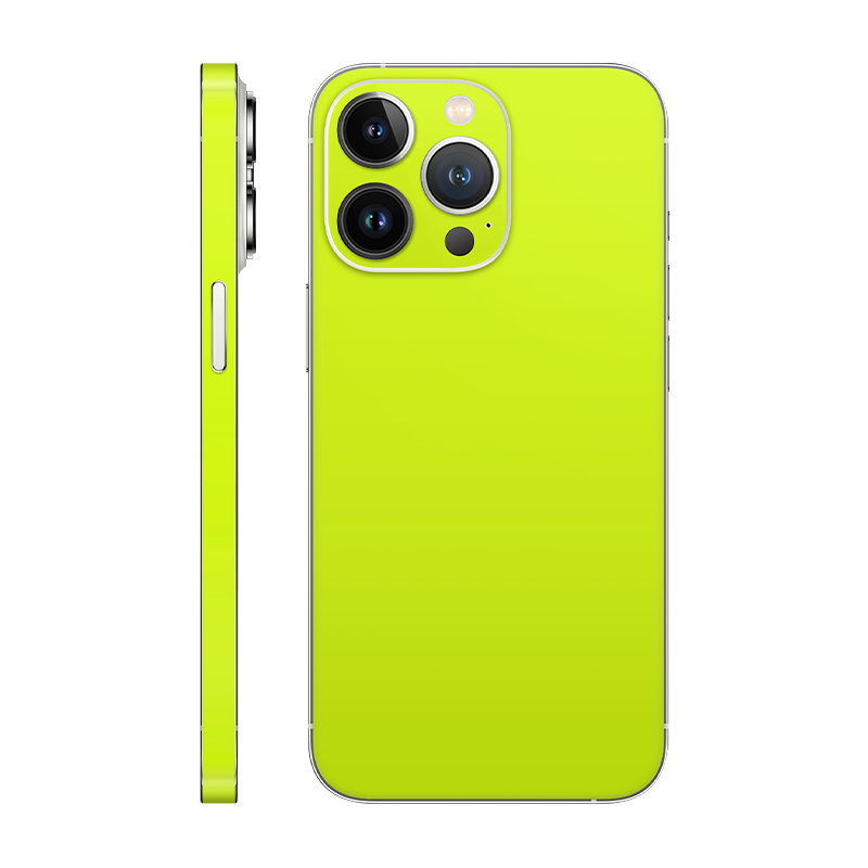 iPhone 13 Pro back + frame Without Logo neon yellow