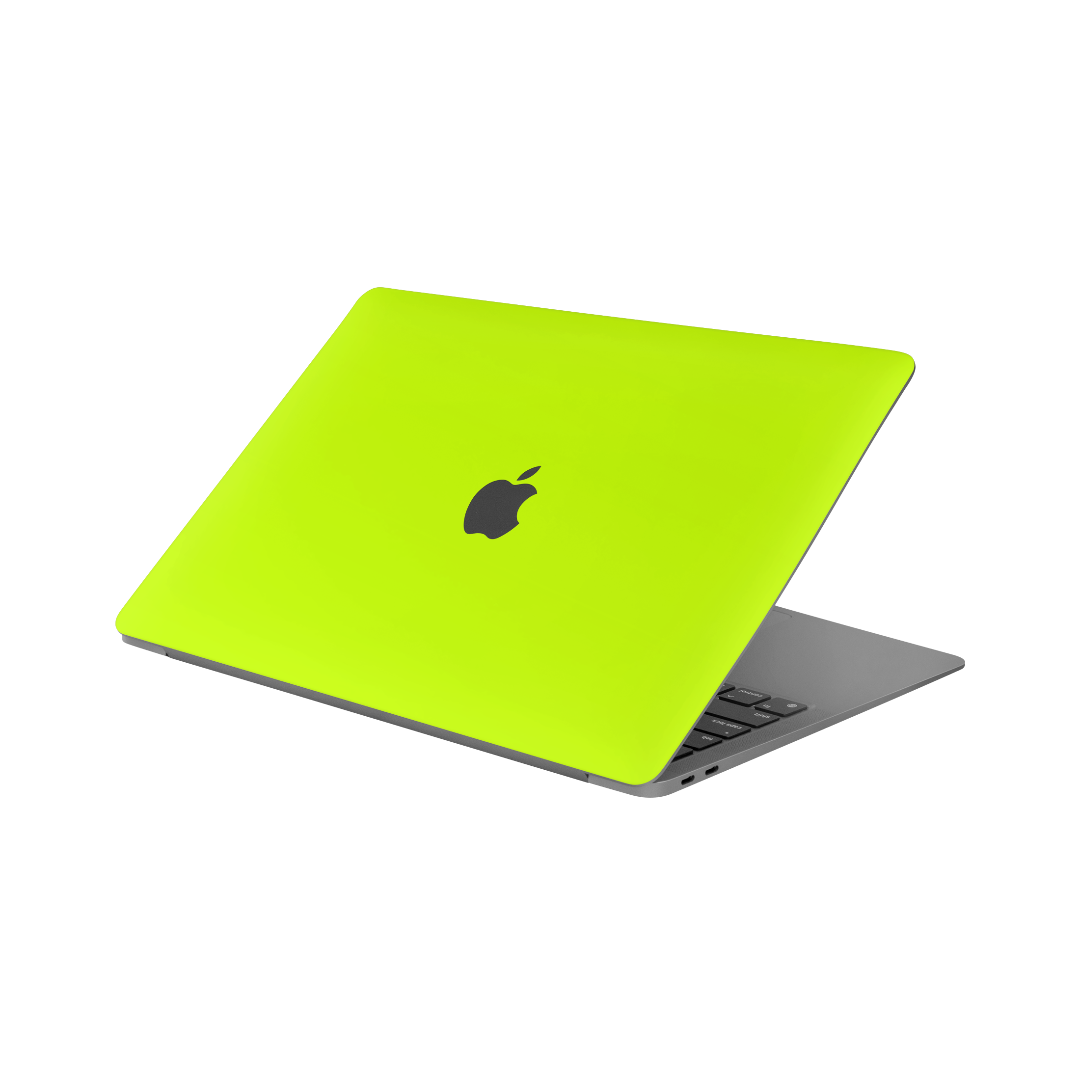 Macbook Air 13 M1 2020 Angled Top Neon Yellow