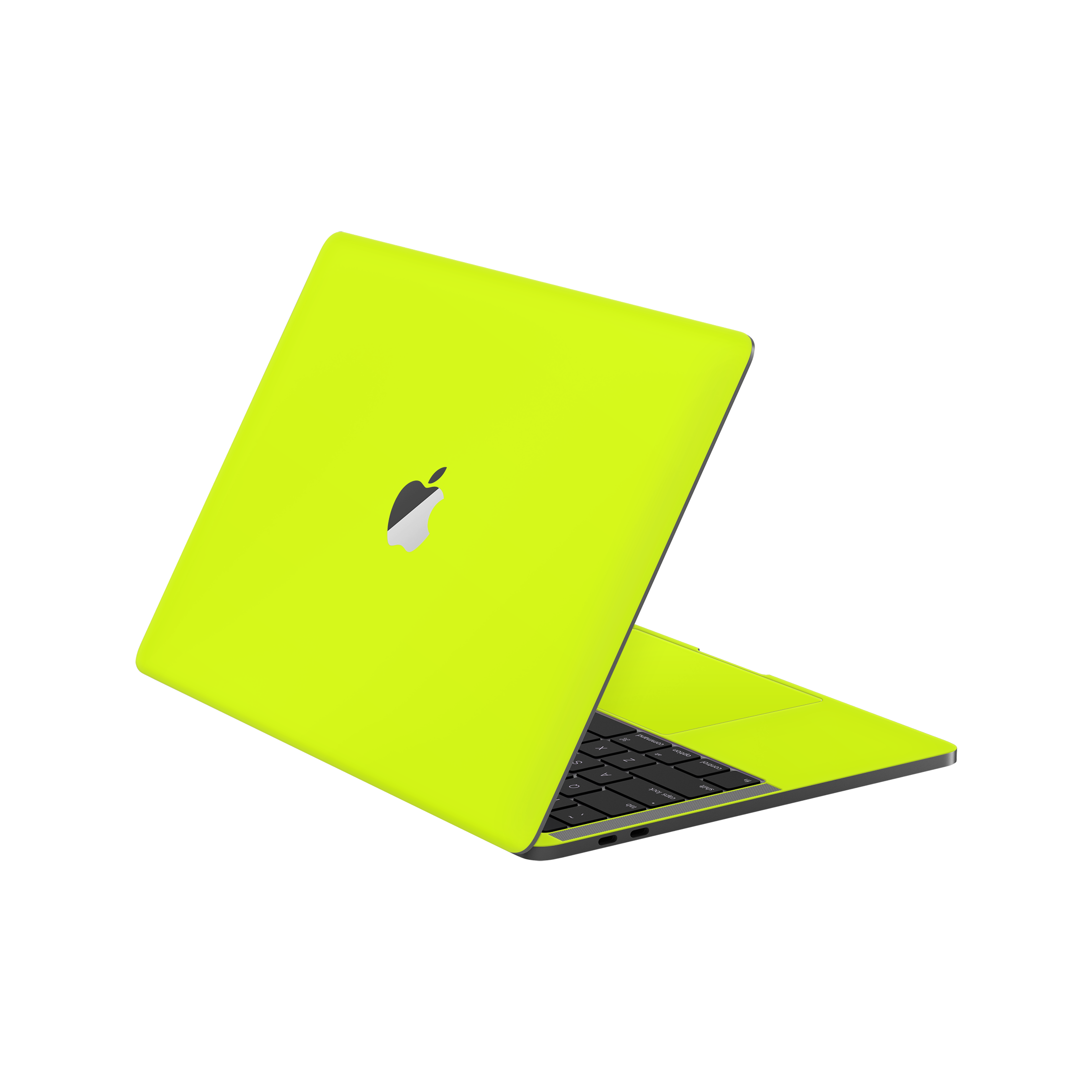 MacBook Pro 13" (2016-2019) Angled top and inside Neon Yellow