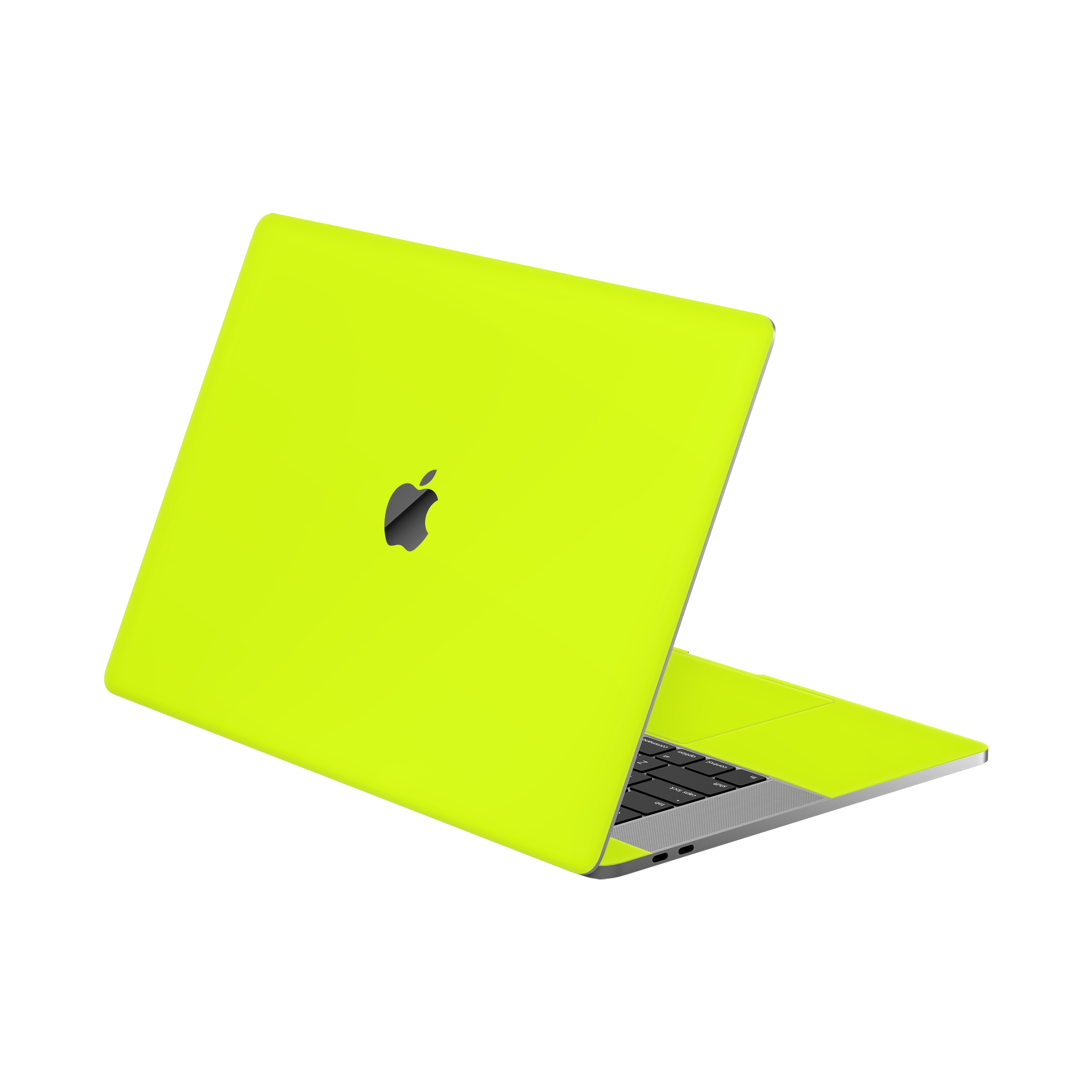 Macbook Pro 15 (2016-2019) Angled top and inside Neon Yellow