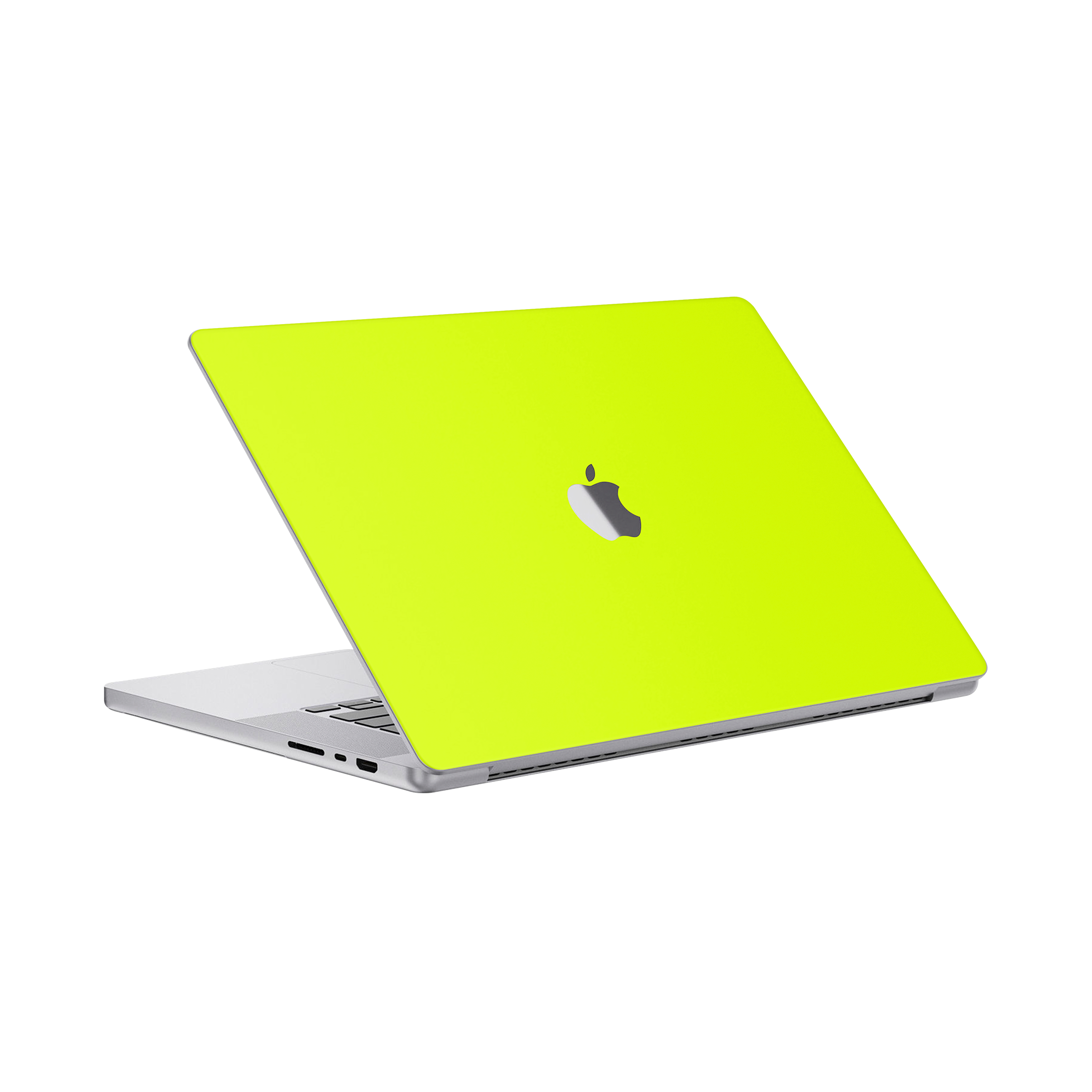 Macbook Pro 16 Angled Top Neon Yellow