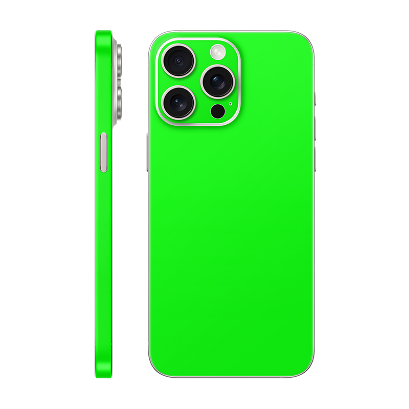iPhone 15 Pro max back + frame Without Logo neon green