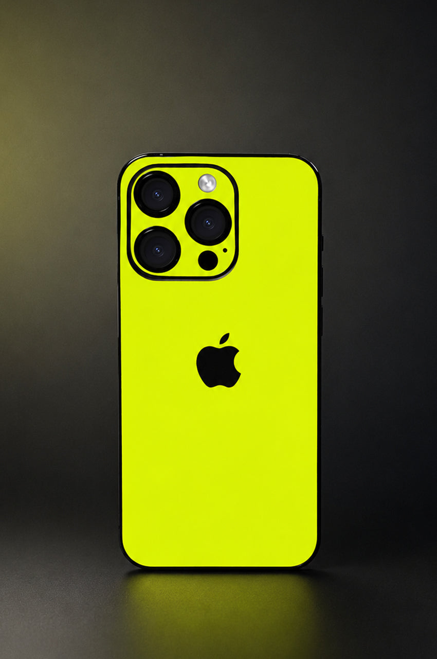 Browse Neon Yellow Vinyl Skins for iPhone & MacBook