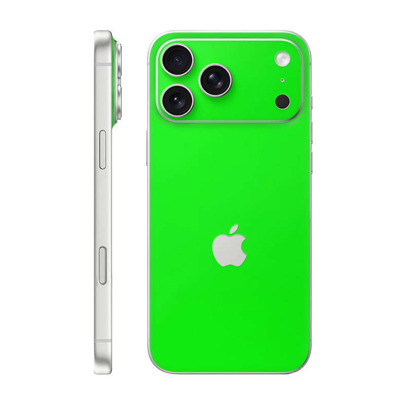 iPhone 17 Pro Max back only With Logo Neon Green