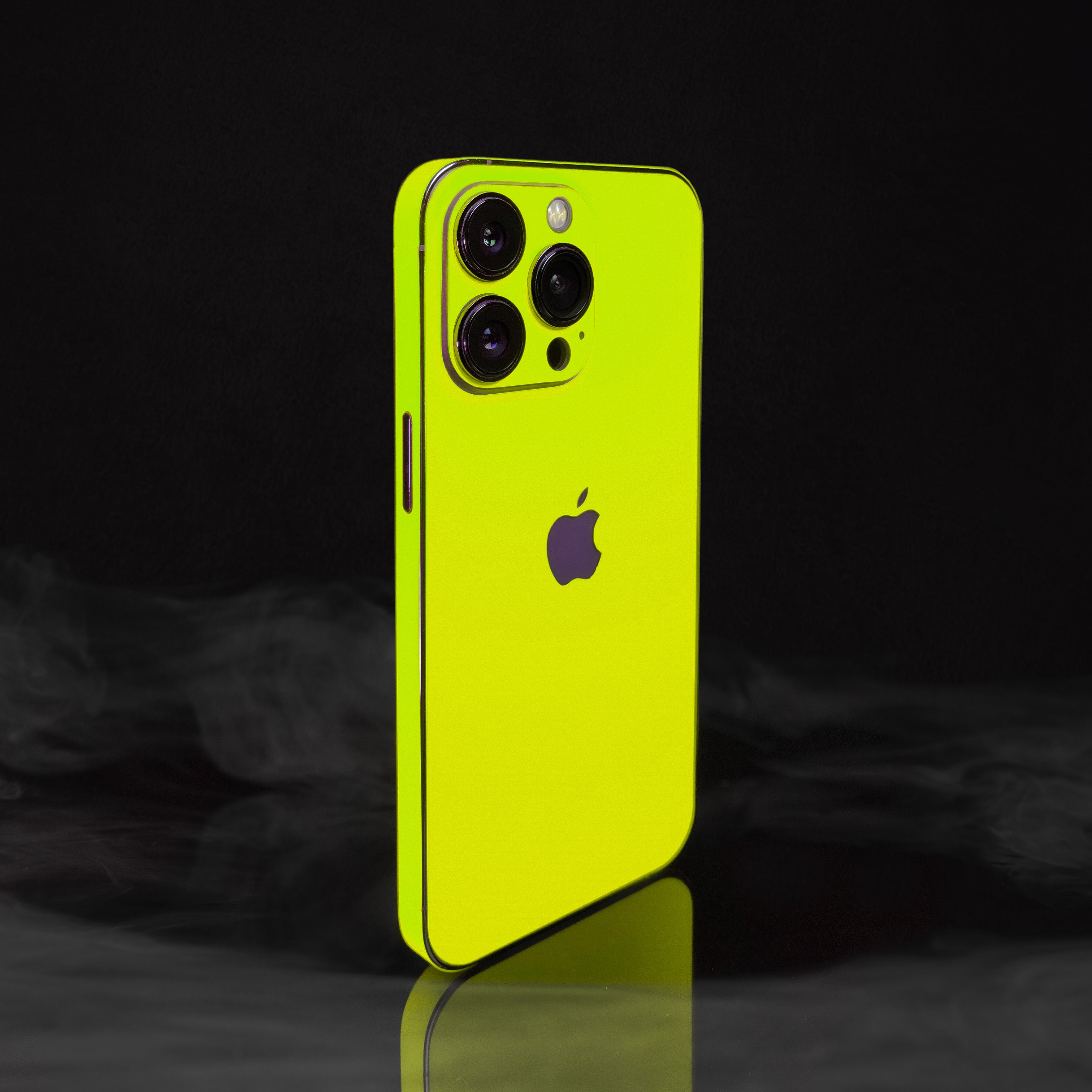 iPhone Neon Yellow Skin