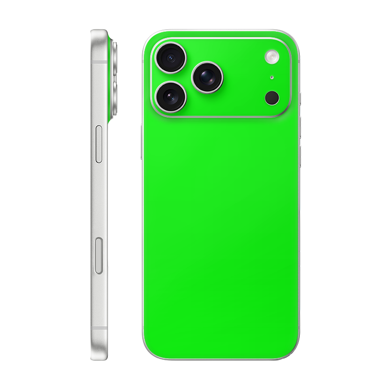 iPhone 17 Pro Max back only Without Logo Neon Green