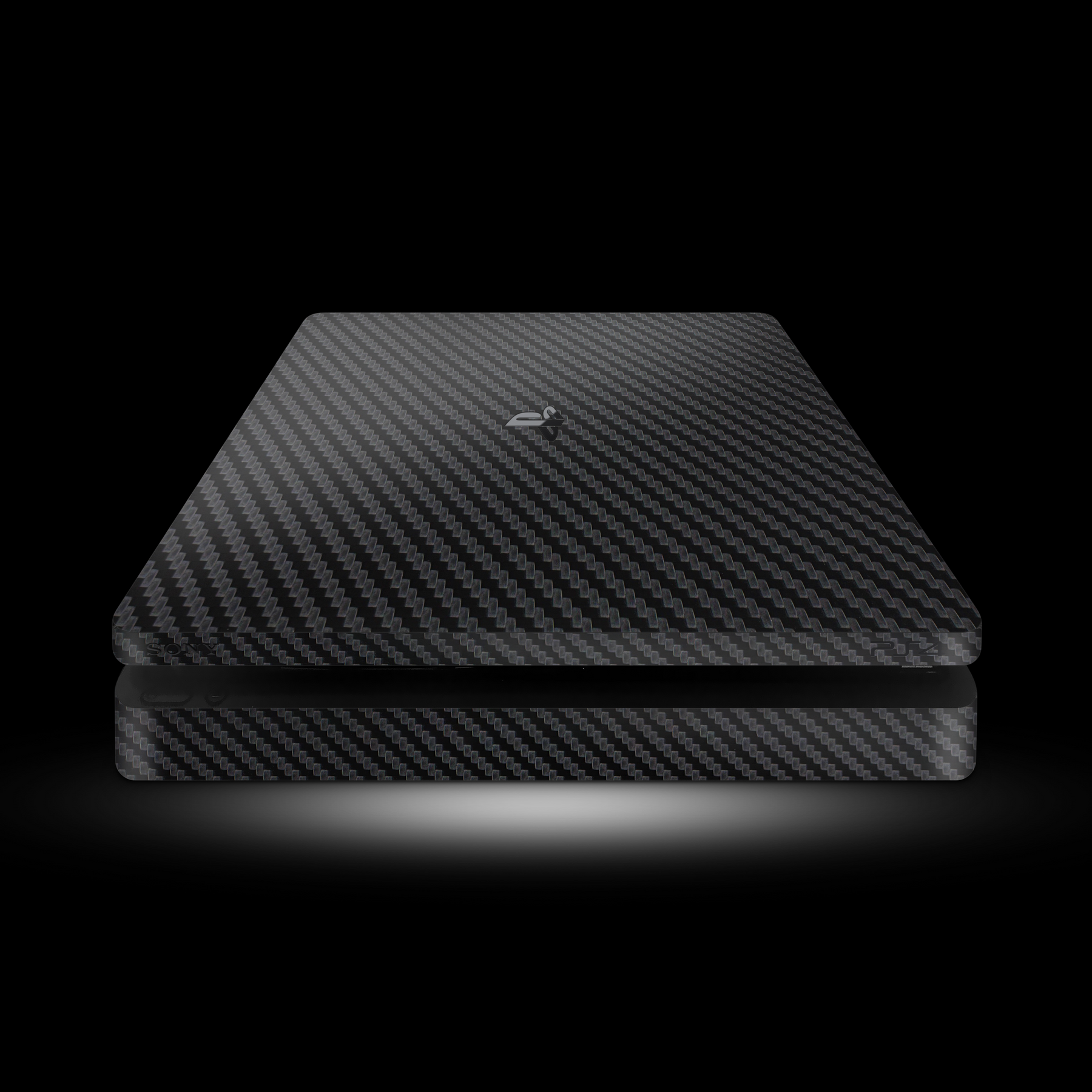 Black Carbon (PlayStation 4 Slim Skin)
