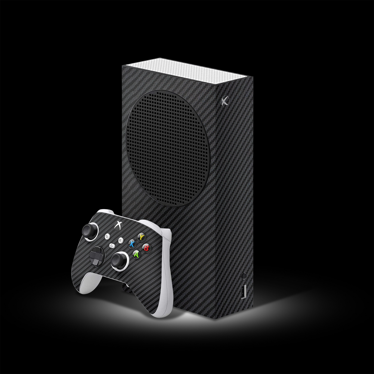 Black Carbon (Xbox S Skin)