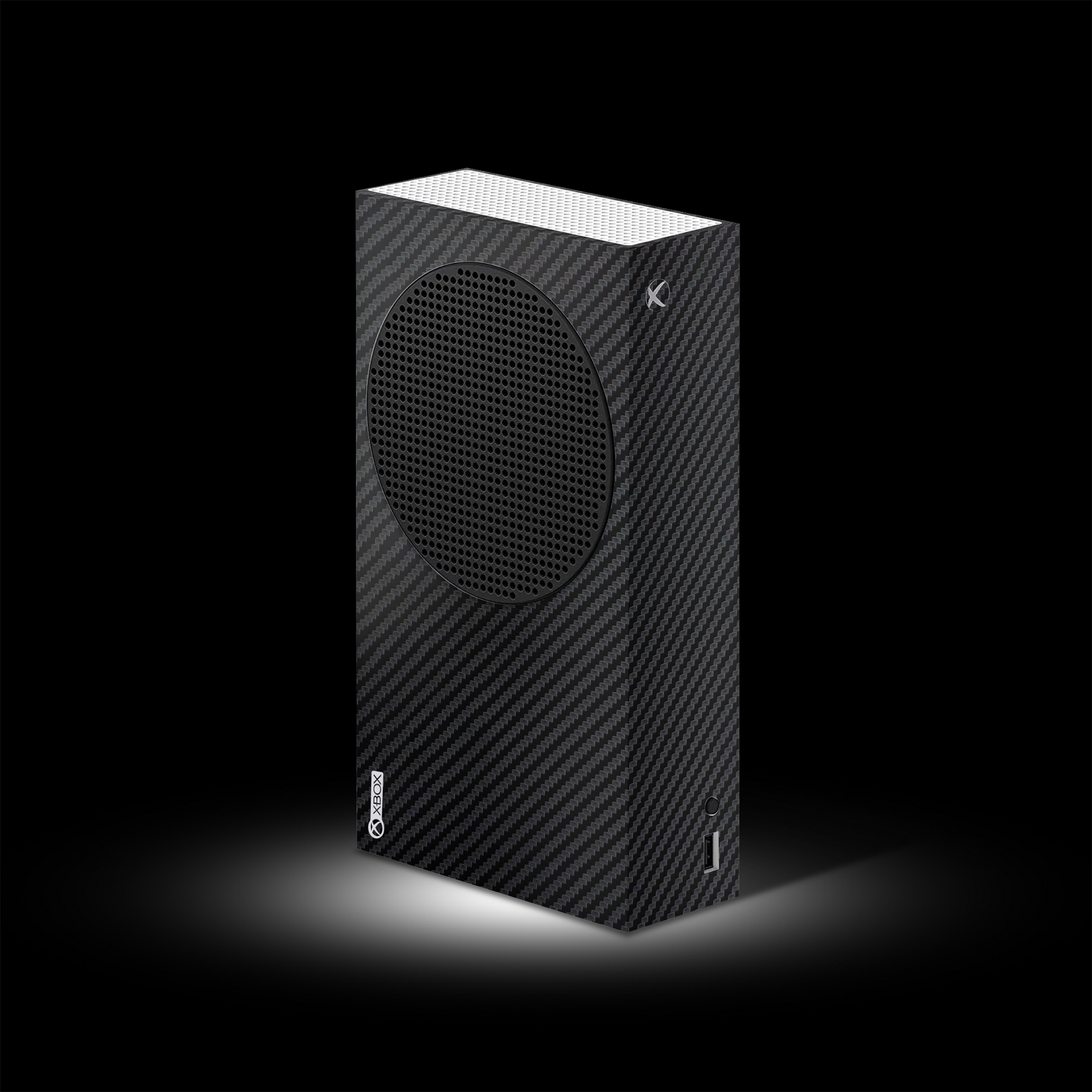 Black Carbon (Xbox S Skin)