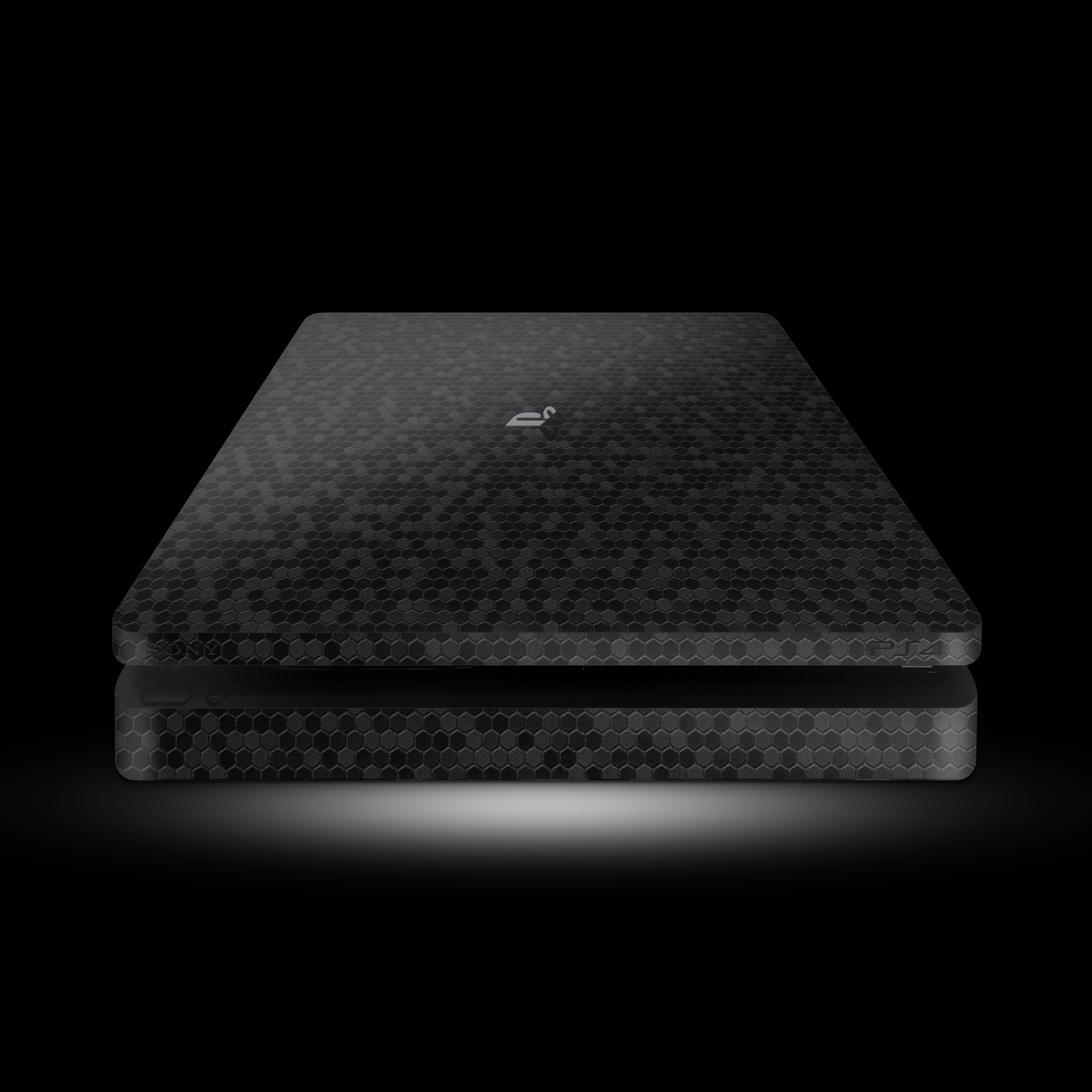 Black Honeycomb (PlayStation 4 Slim Skin)