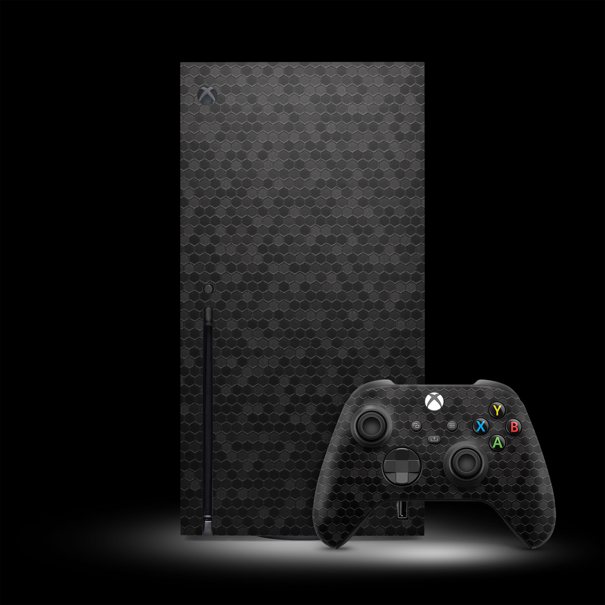 Black Honeycomb (Xbox X Skin)
