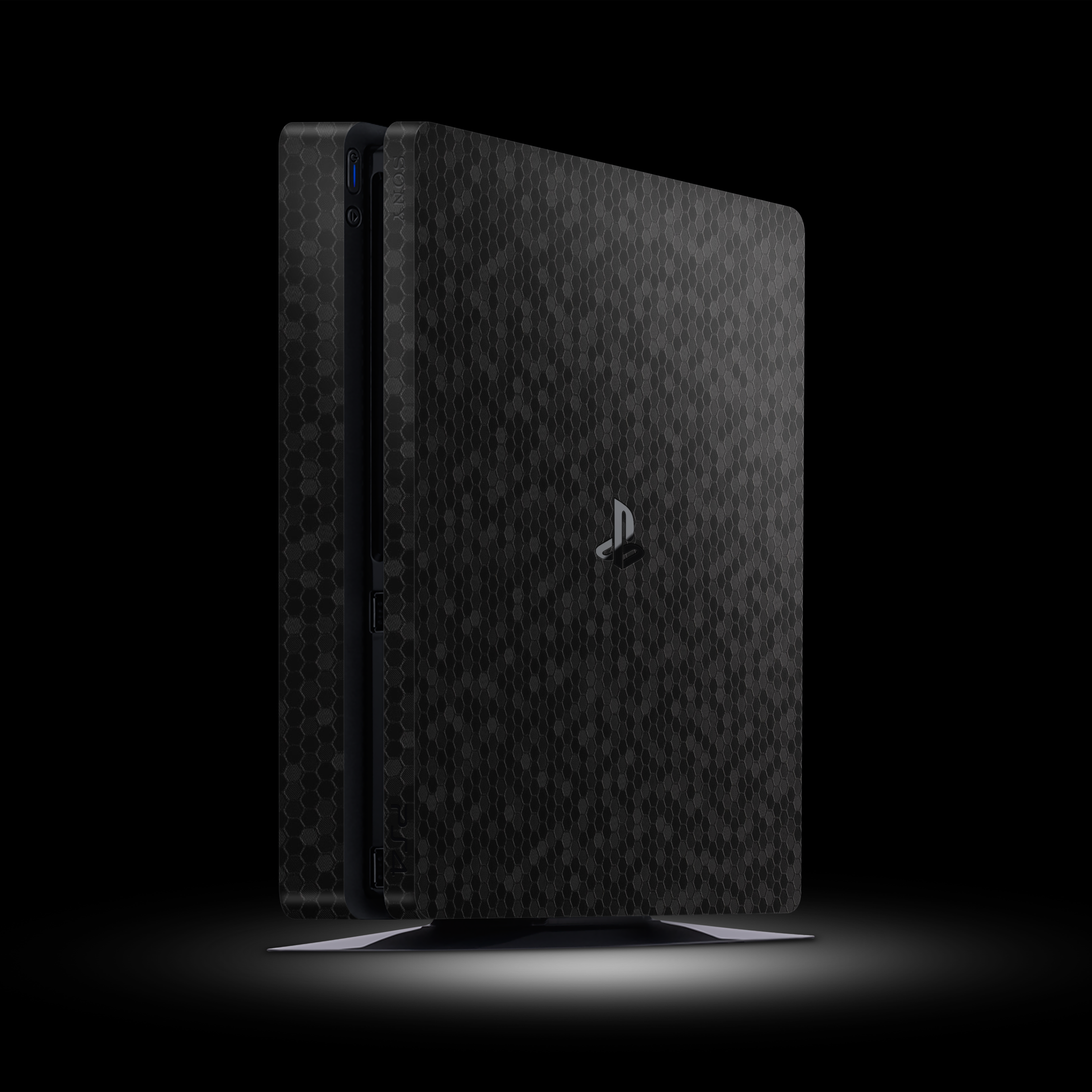 Black Honeycomb (PlayStation 4 Slim Skin)