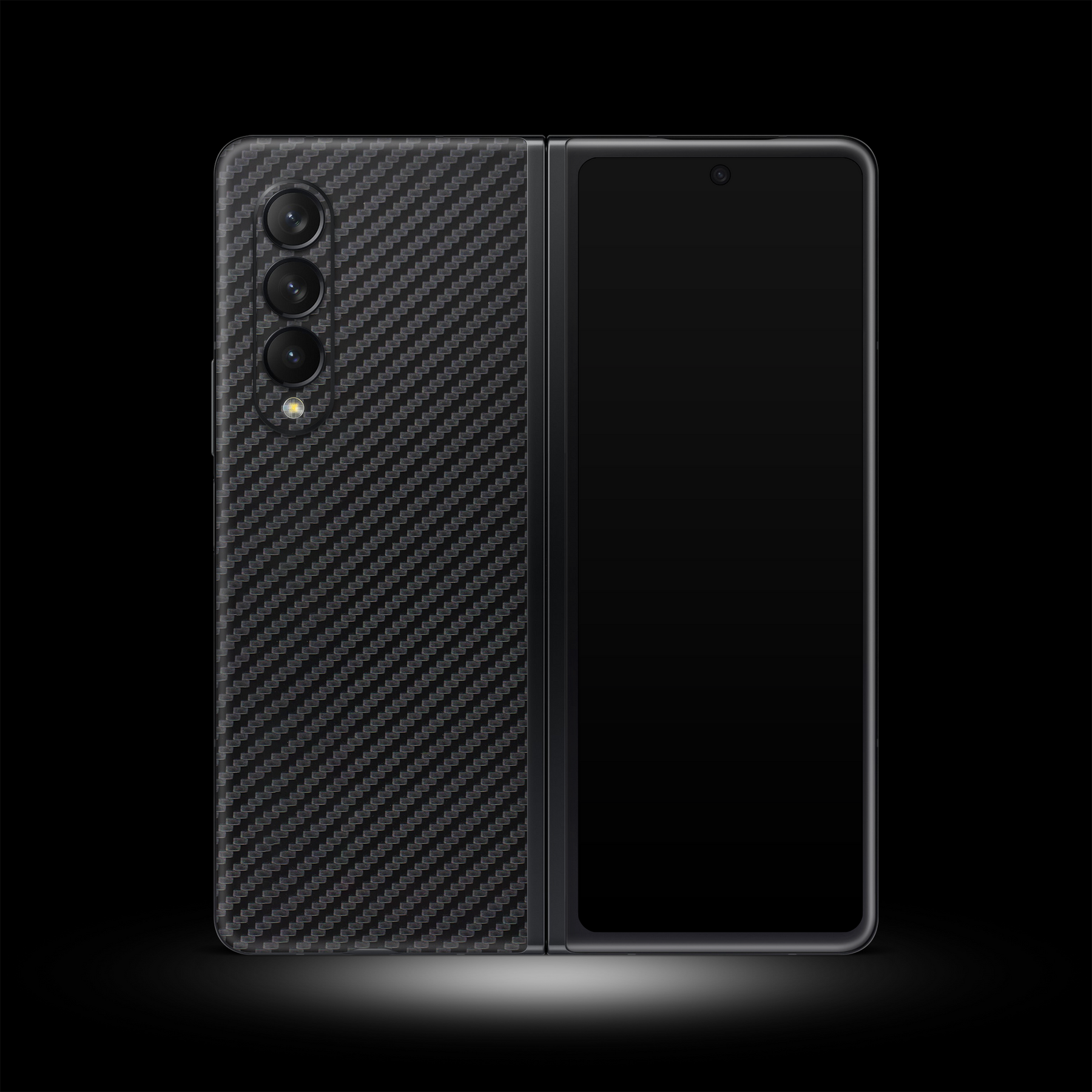 Black Carbon (Galaxy Z Fold Skin)