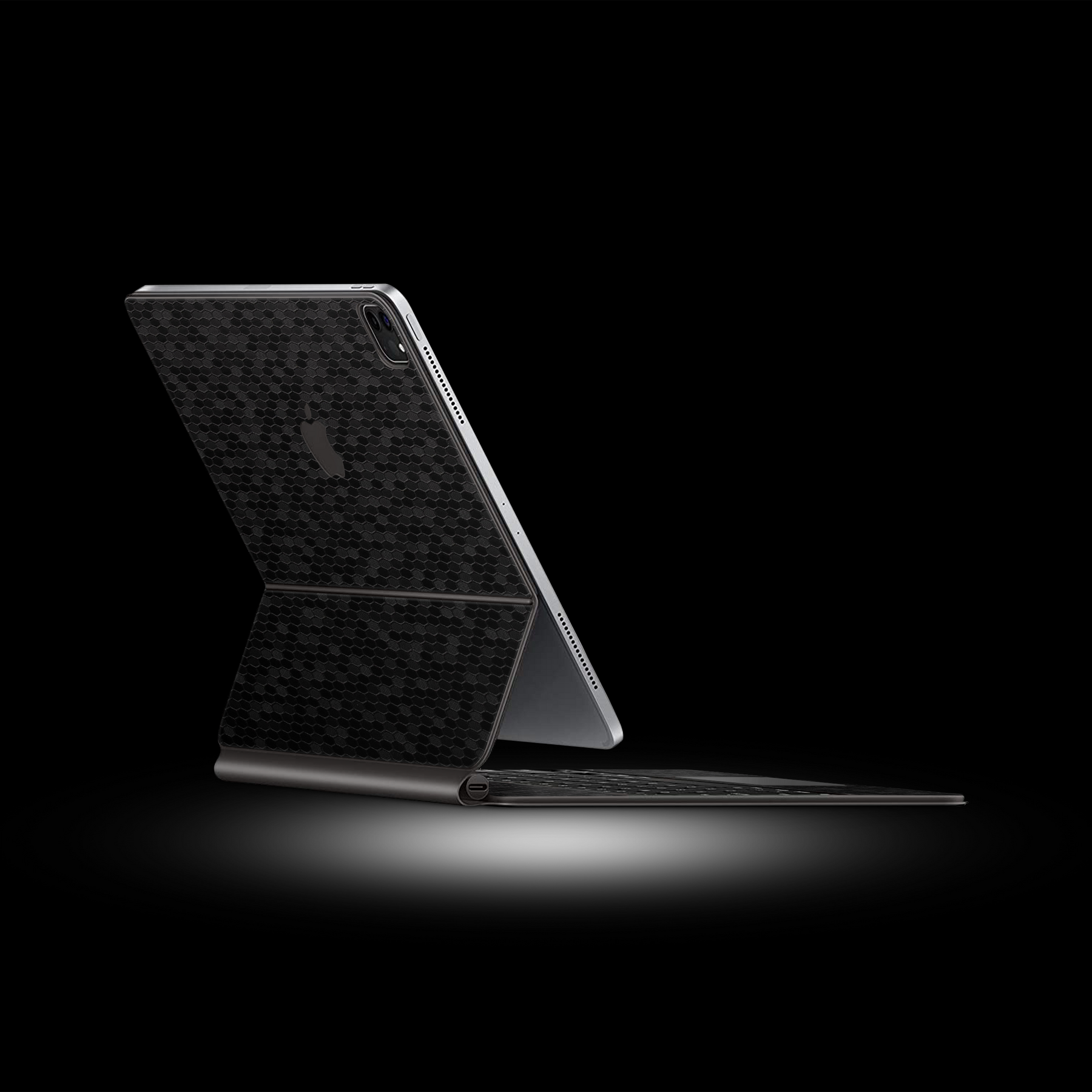 Black Honeycomb (iPad Magic Keyboard Skin)