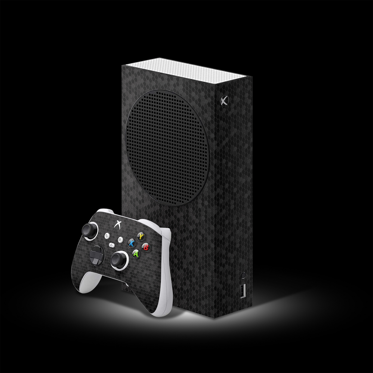 Black Honeycomb (Xbox S skin)