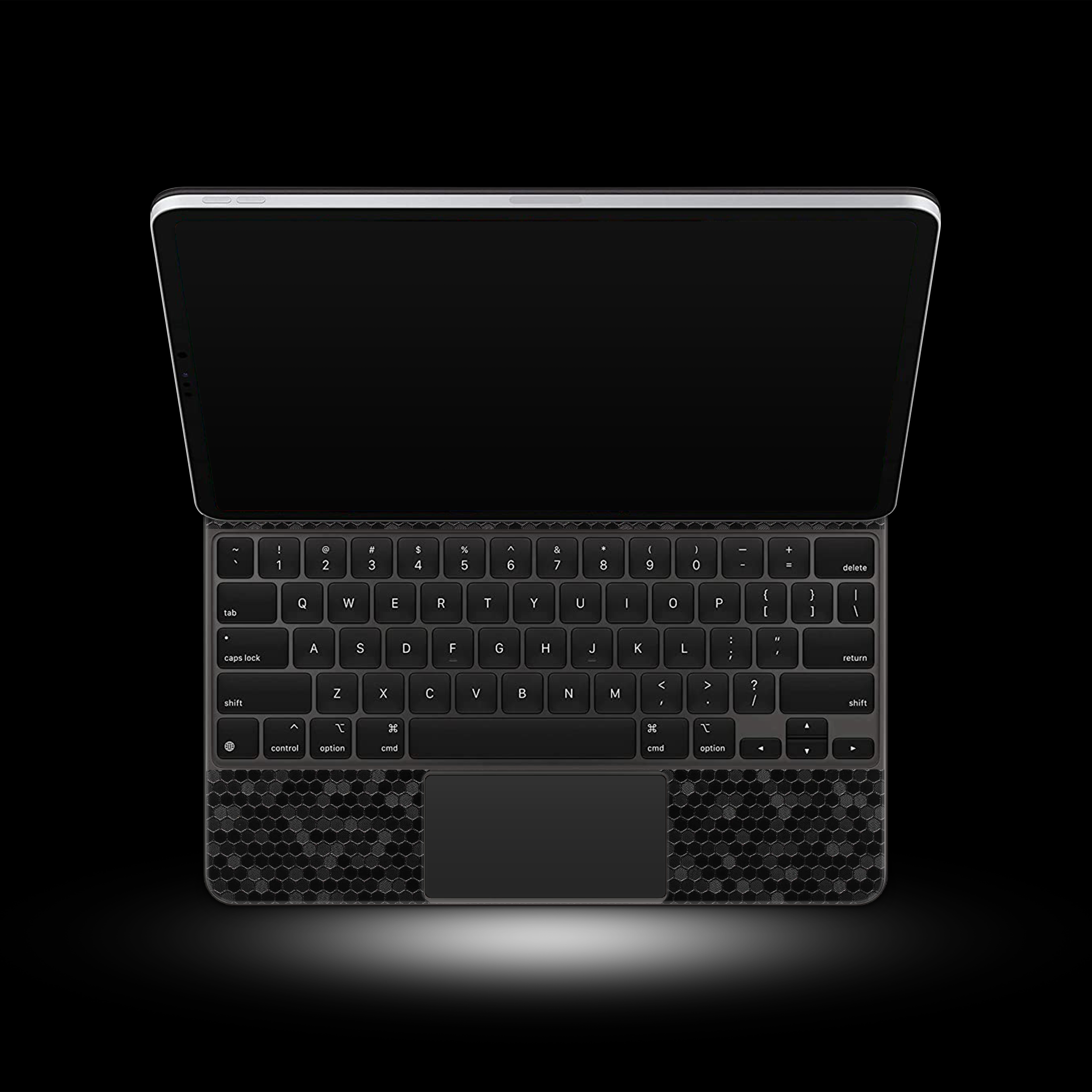 Black Honeycomb (iPad Magic Keyboard Skin)