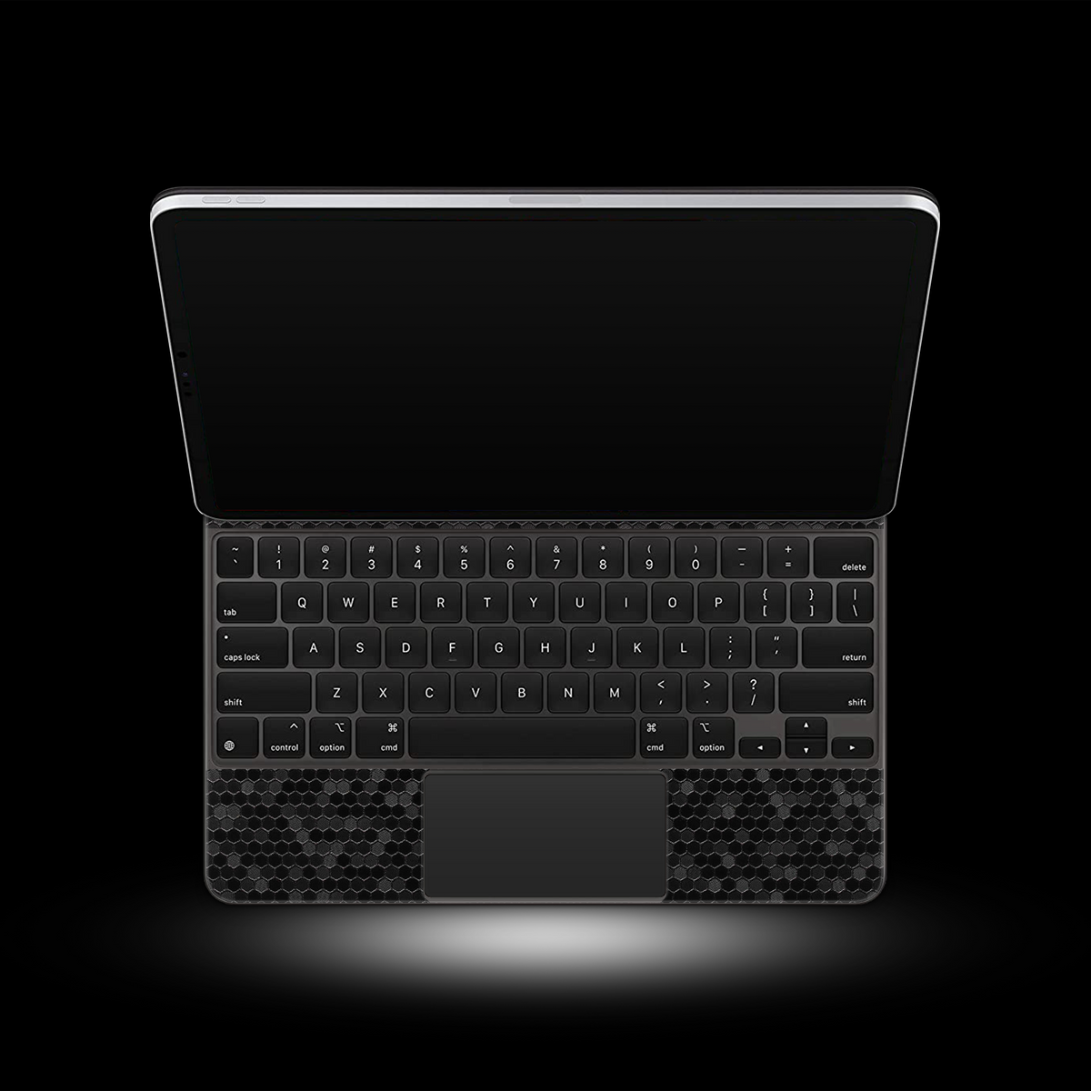 Black Honeycomb (iPad Magic Keyboard Skin)