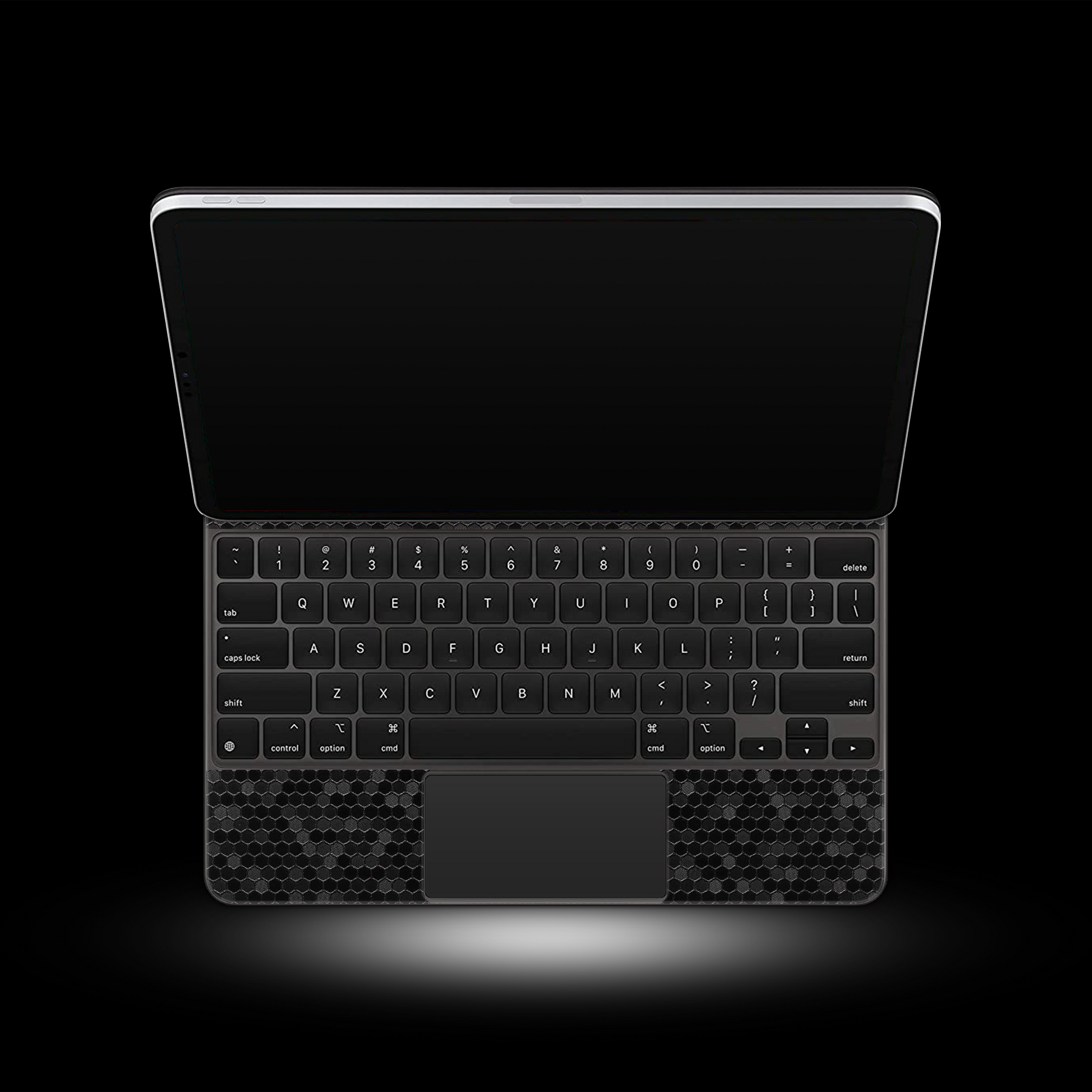 Black Honeycomb (iPad Magic Keyboard Skin)