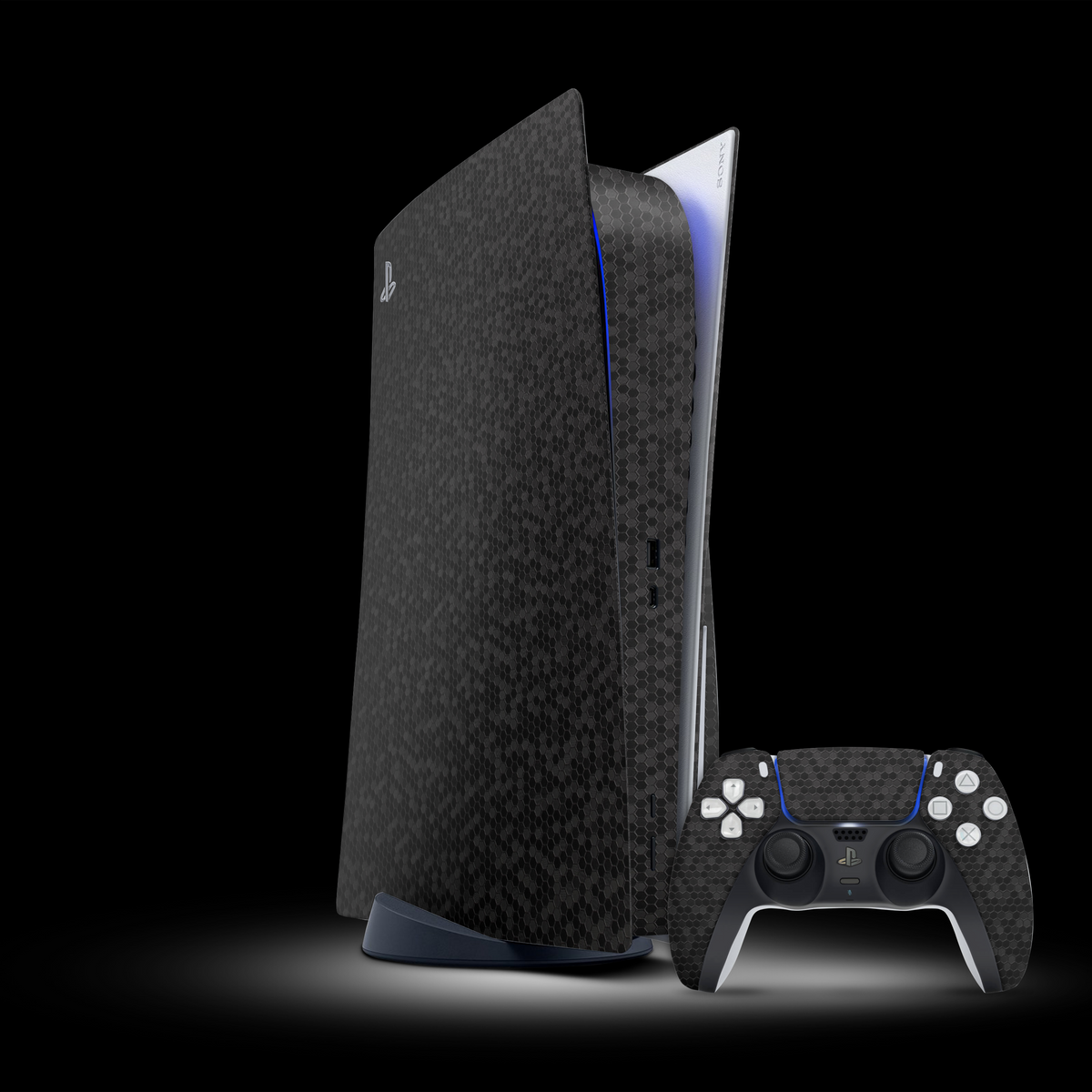 Black Honeycomb (PlayStation 5 Skin)