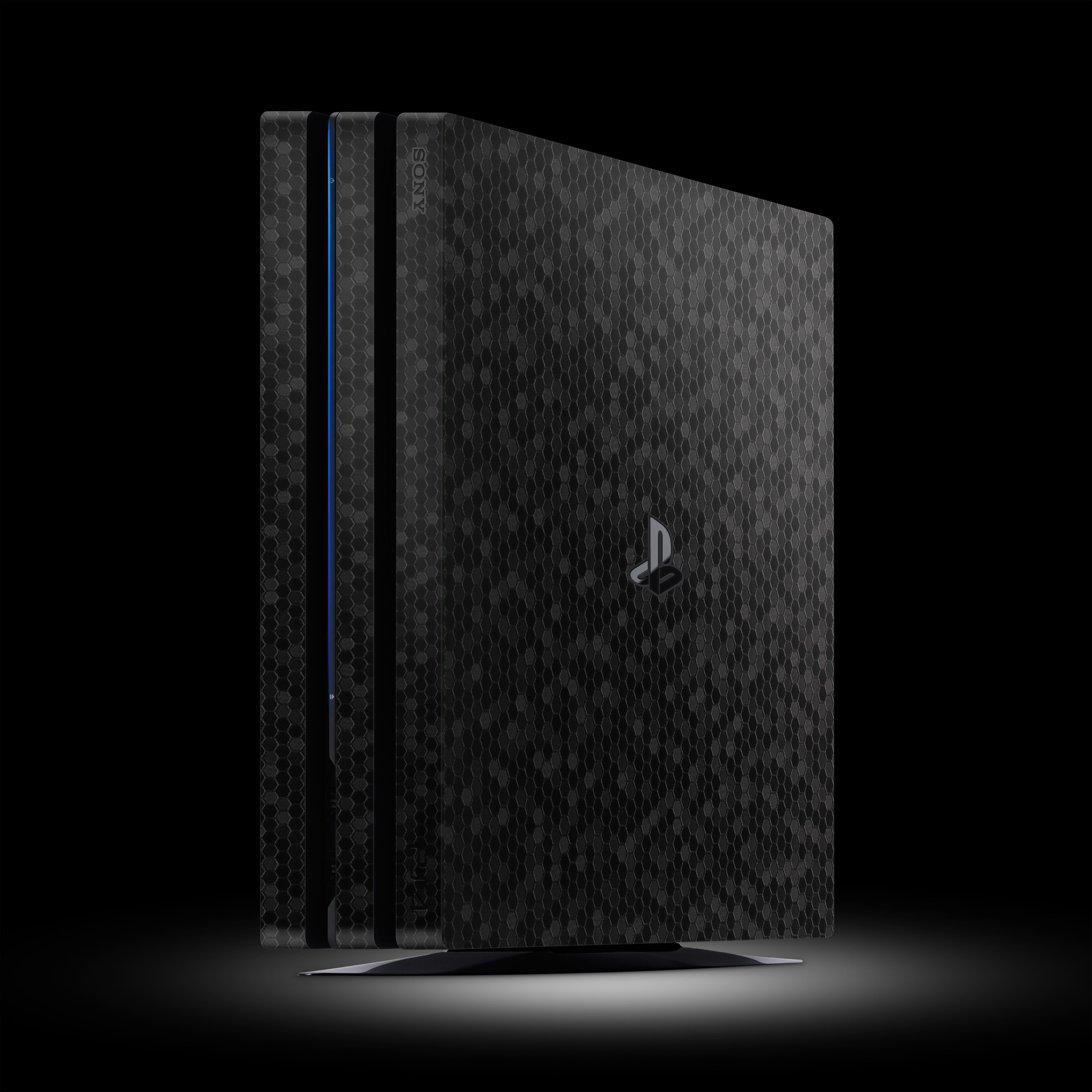 Black Honeycomb (PlayStation 4 Pro Skin)