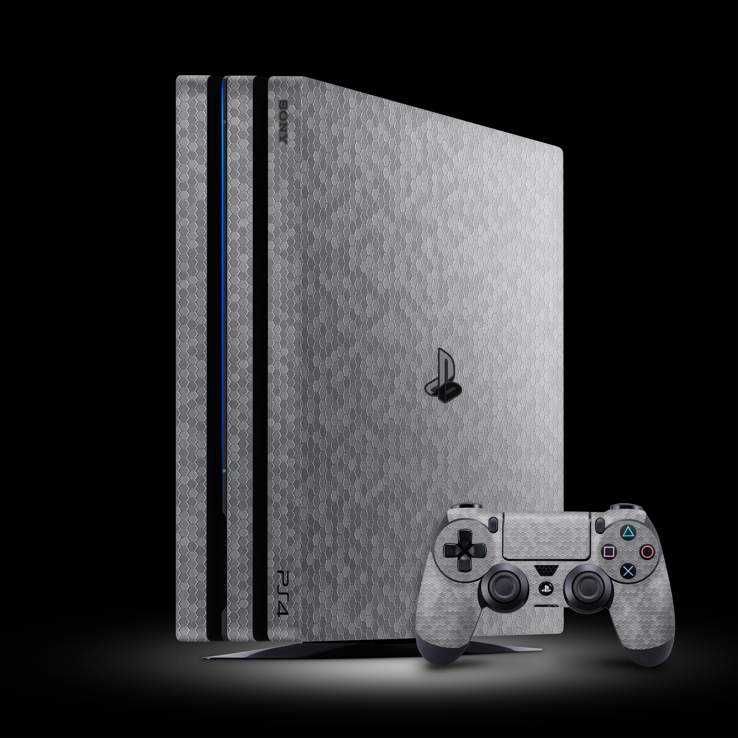 Metallic Honeycomb (PlayStation 4 Pro Skin)