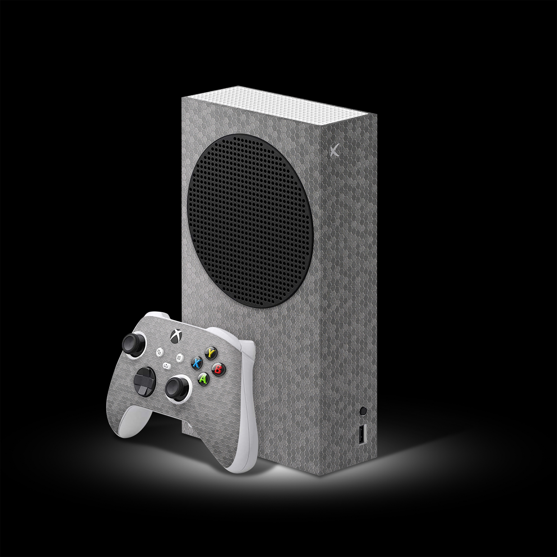 Metallic Honeycomb (Xbox S Skin)