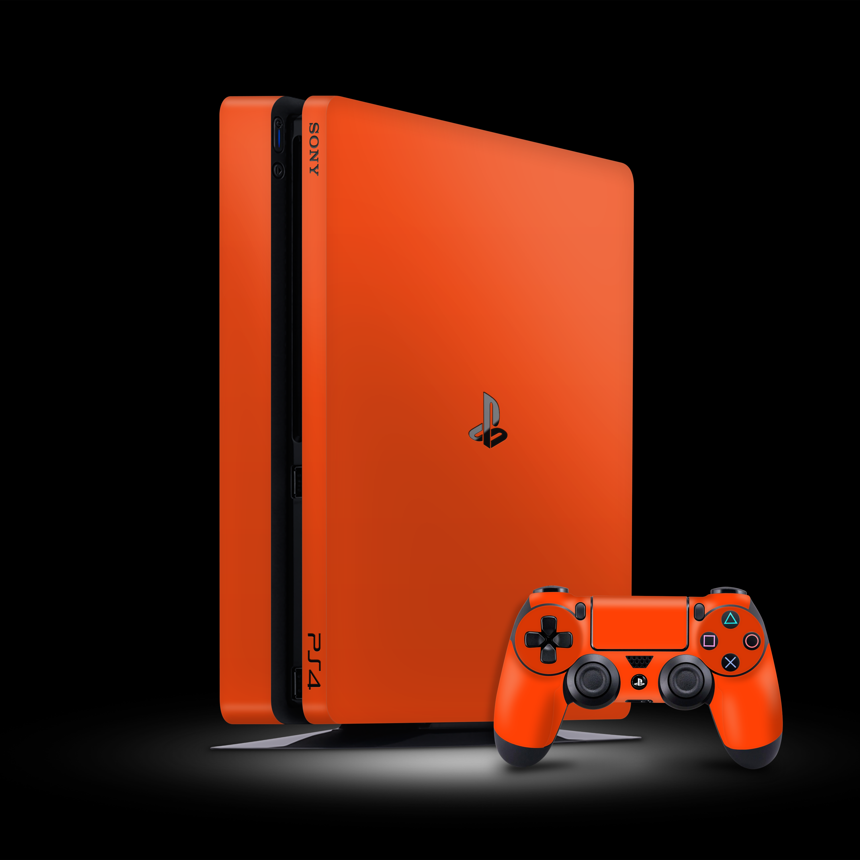 Neon Orange (PlayStation 4 Slim Skin)