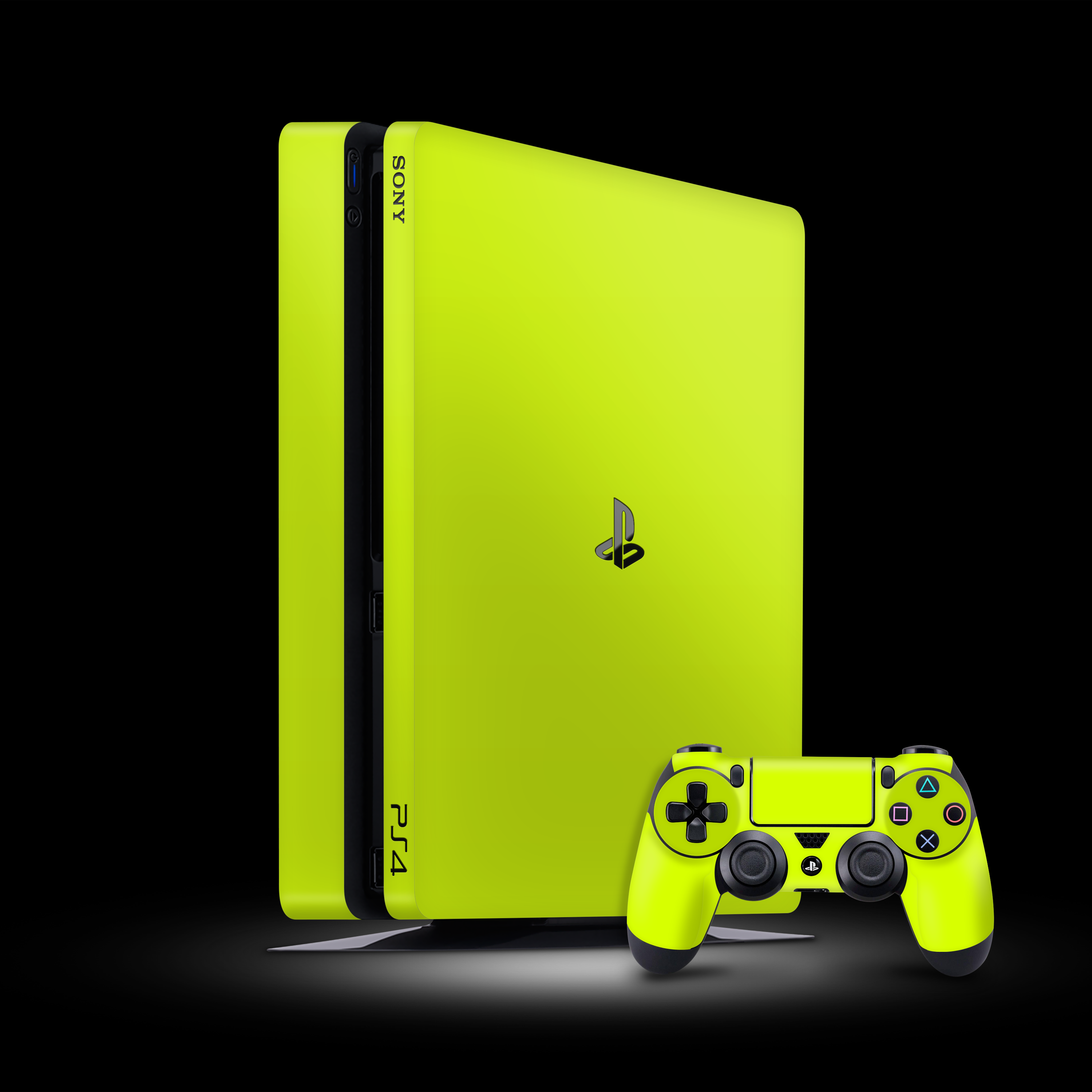 Neon Yellow (PlayStation 4 Slim Skin)