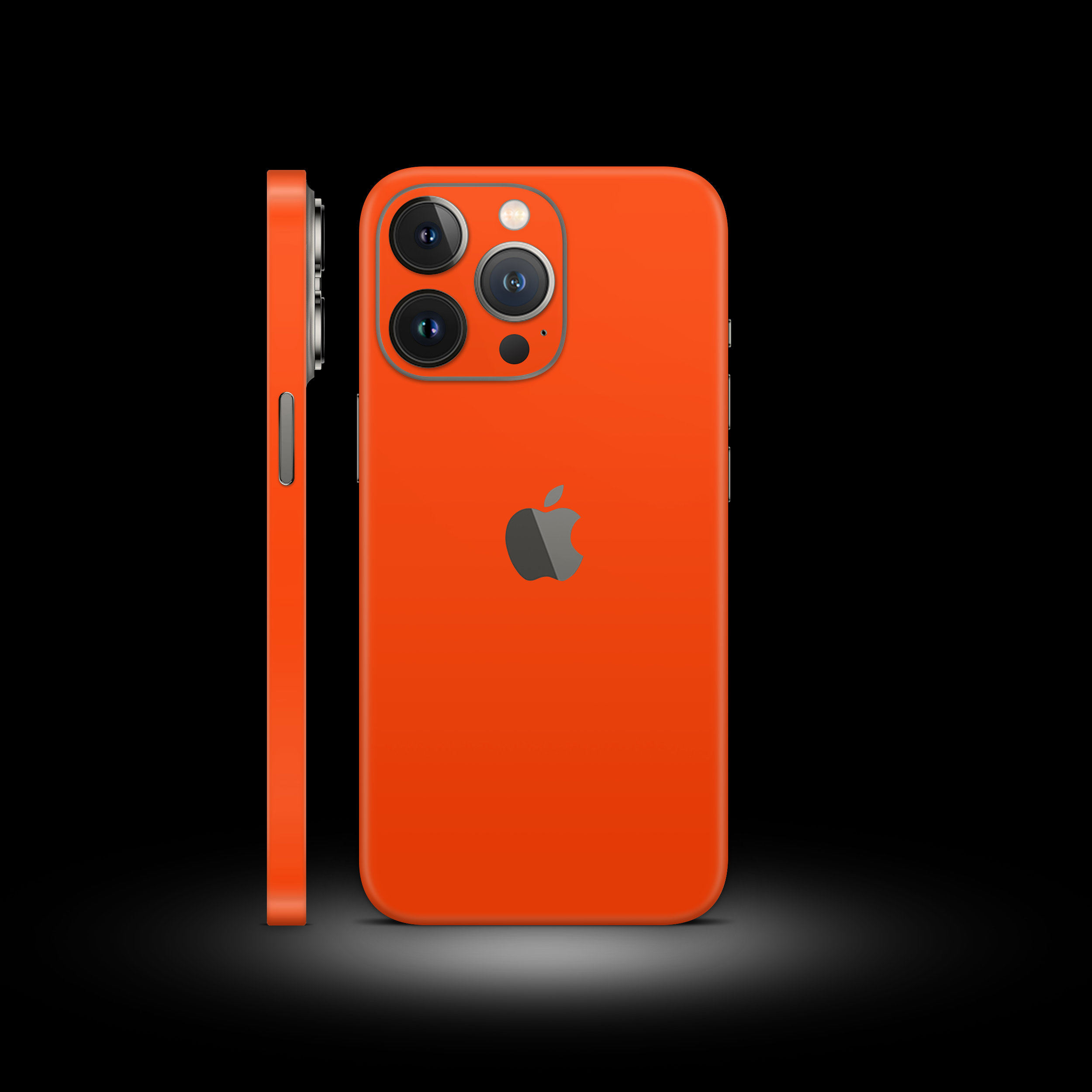 iPhone Neon Orange Skin